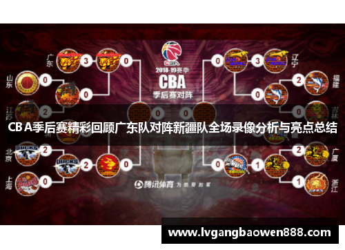 CBA季后赛精彩回顾广东队对阵新疆队全场录像分析与亮点总结
