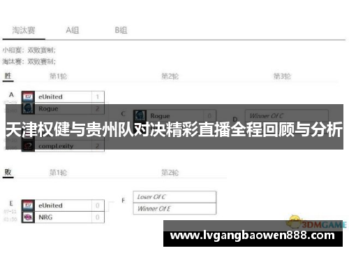 天津权健与贵州队对决精彩直播全程回顾与分析